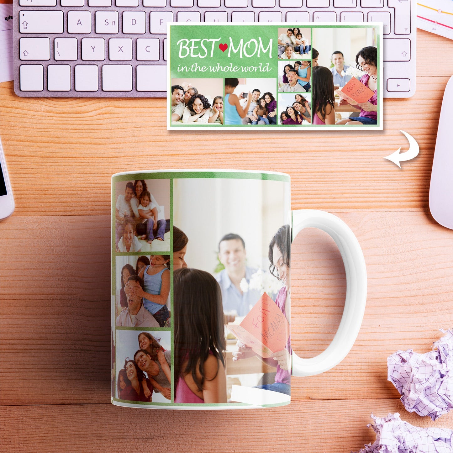 Personalized Mug Custom Photo Coffee Cups Save Heartwarming Moment