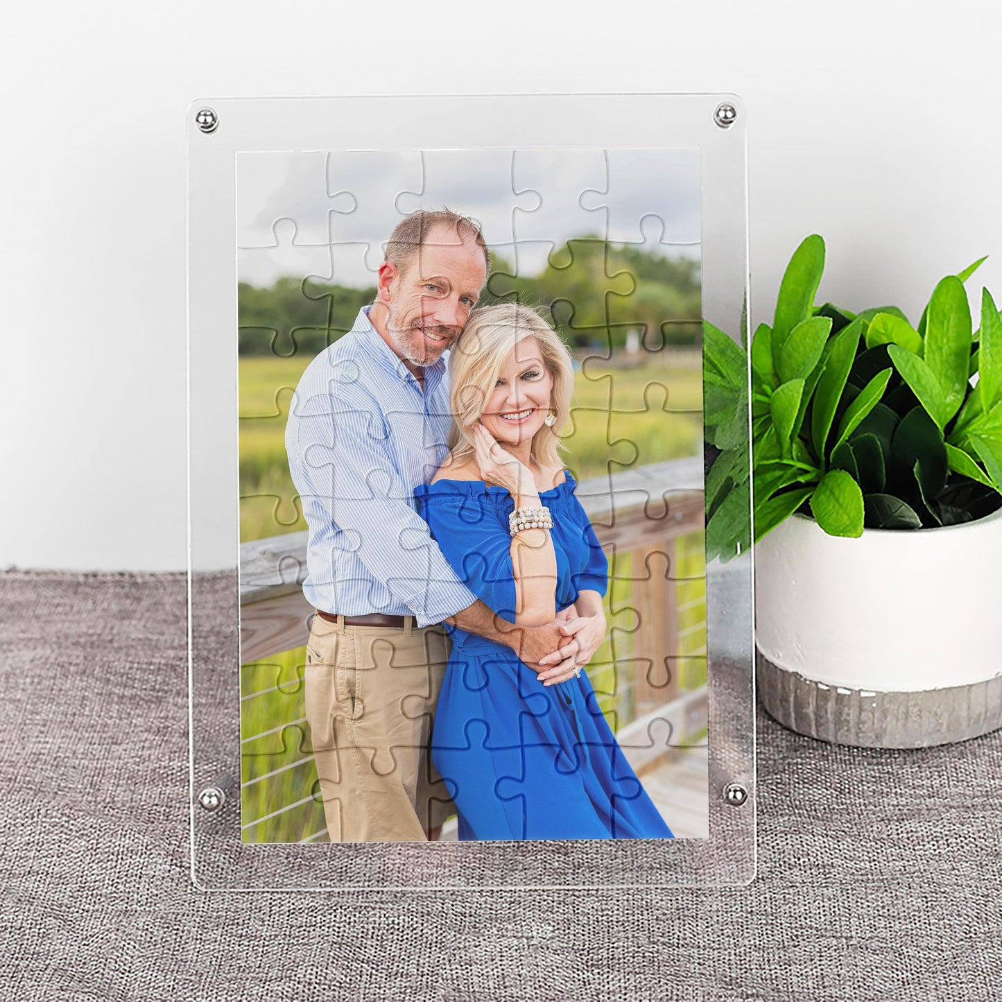 Custom Puzzle Photo Acrylic Jigsaw Best Personalize Gift