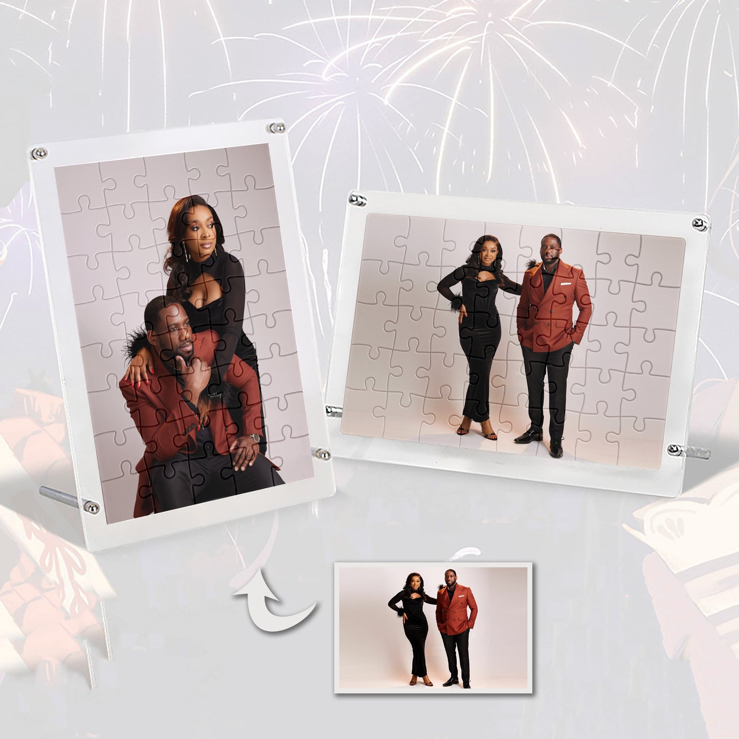 Custom Puzzle Photo Acrylic Jigsaw Best Personalize Gift