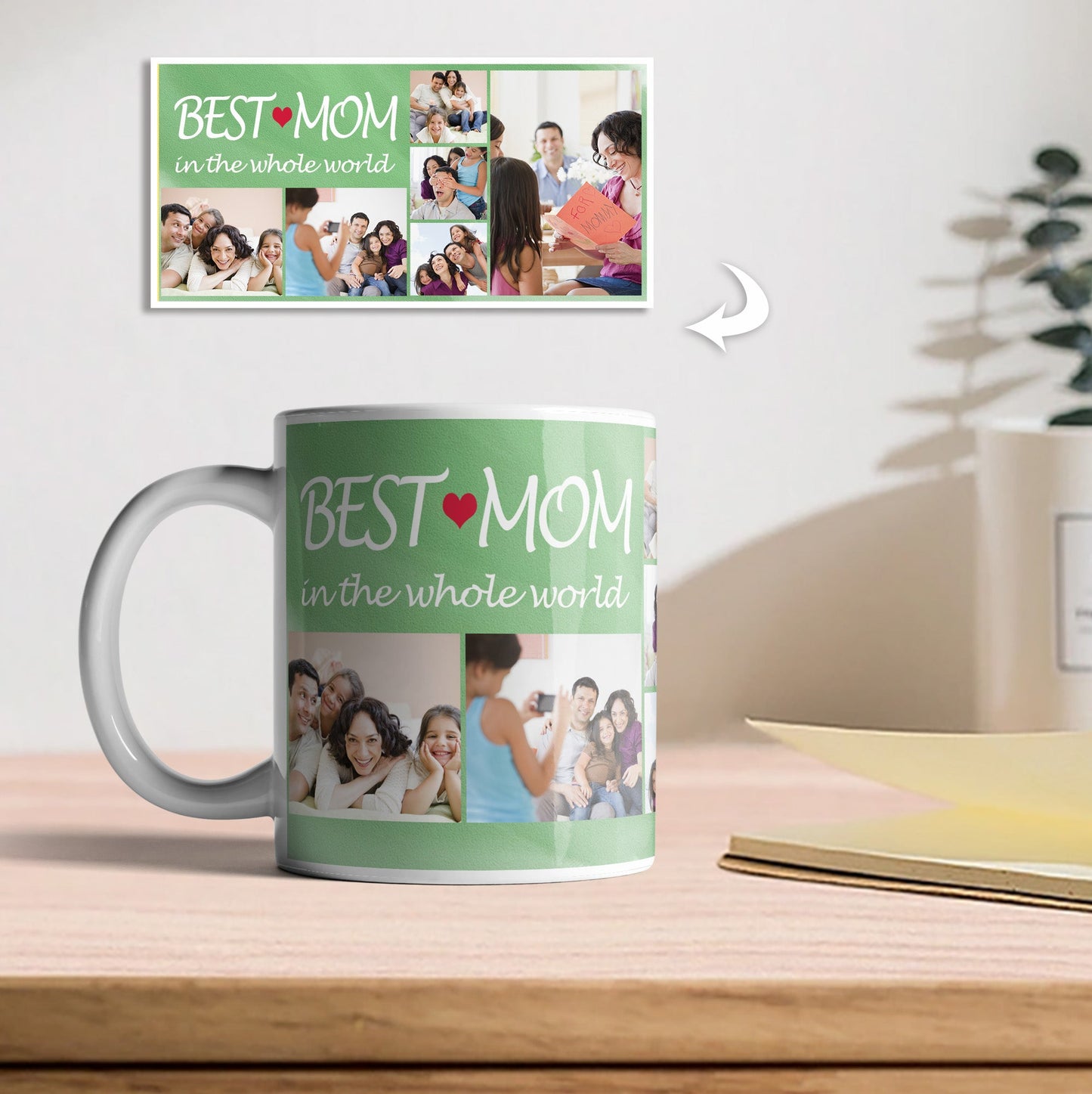Personalized Mug Custom Photo Coffee Cups Save Heartwarming Moment