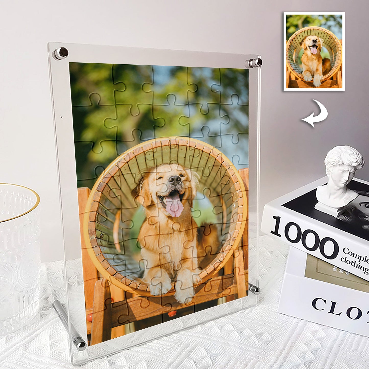 Custom Puzzle Photo Acrylic Jigsaw Best Personalize Gift