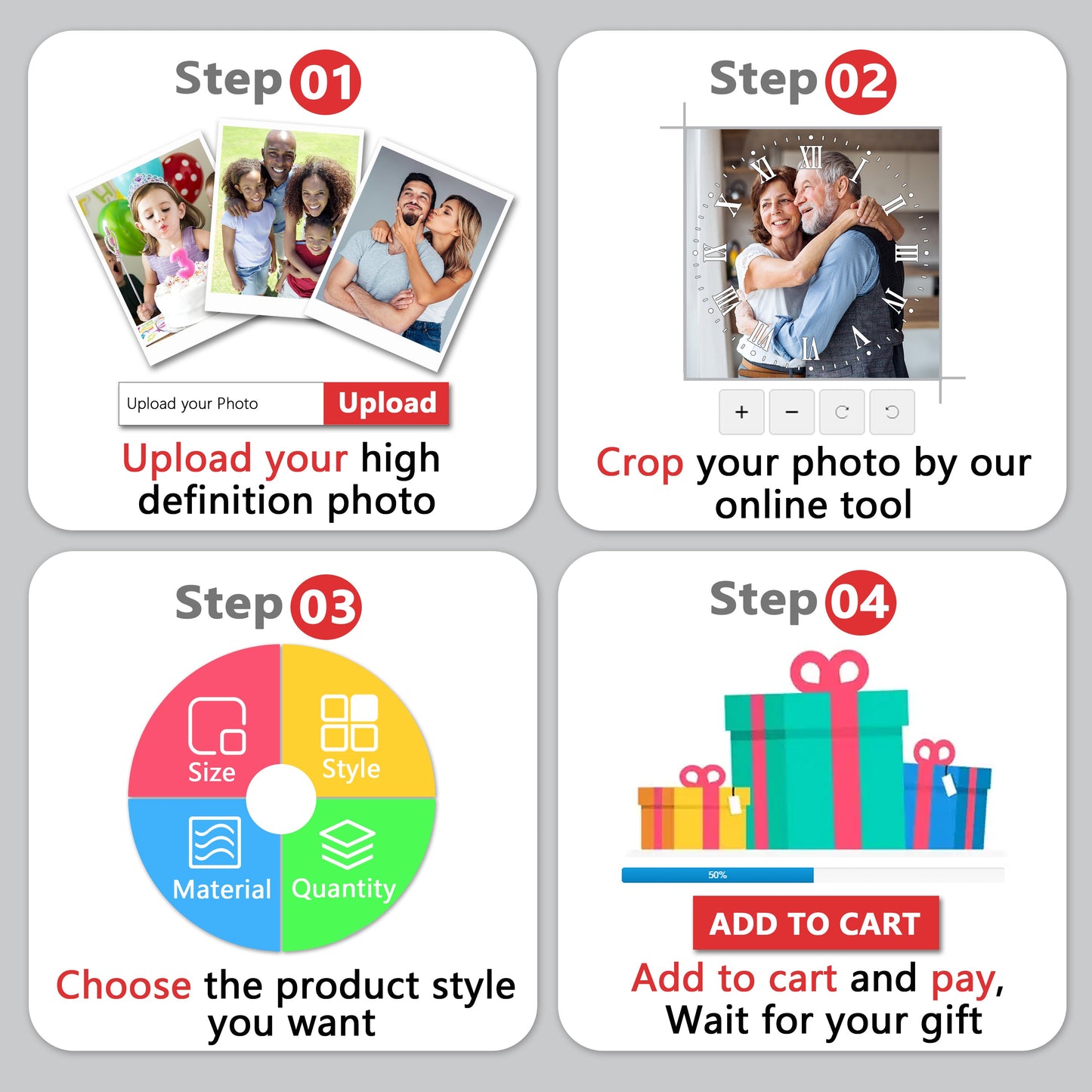 Halloween Custom Photo Phone Grip, Personalized Phone Holder, Unique Gift