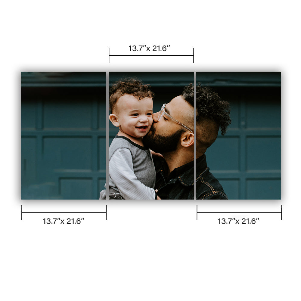 Custom Canvas Prints Photo Collage Oil Canvas Printers Online 3 Pcs 41.1"*21.6"