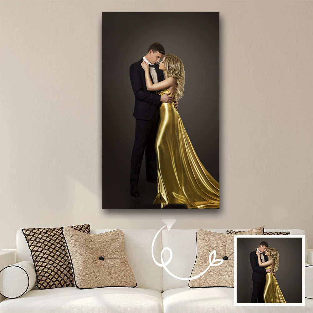 Large Custom Canvas Paintings with Photo Canvas Art 25.6"*43.3"