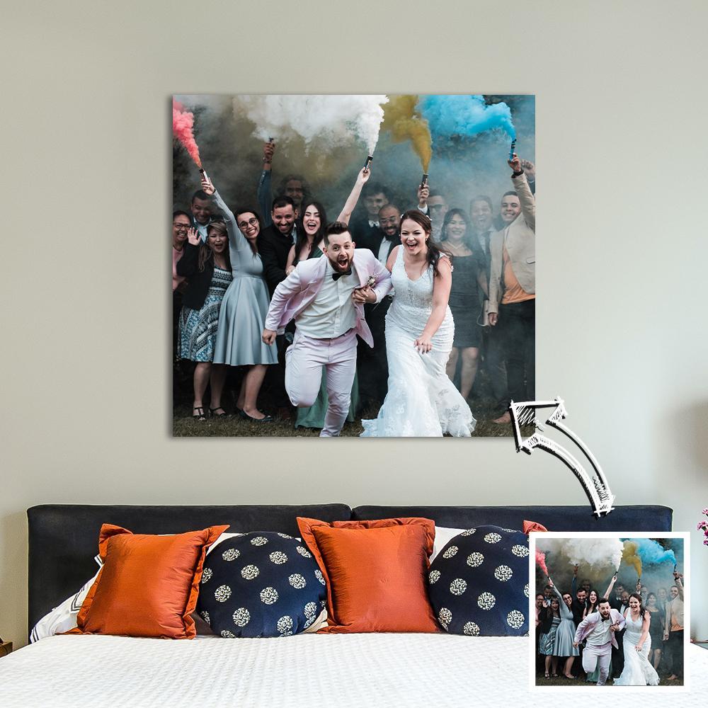 Custom Decorative Hanging Canvas Prints Photo Oil Painting