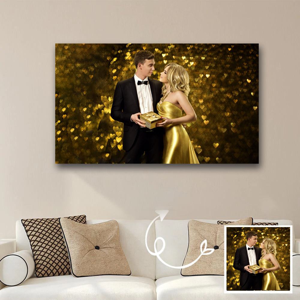 Large Custom Canvas Paintings with Photo Canvas Art 25.6"*43.3"