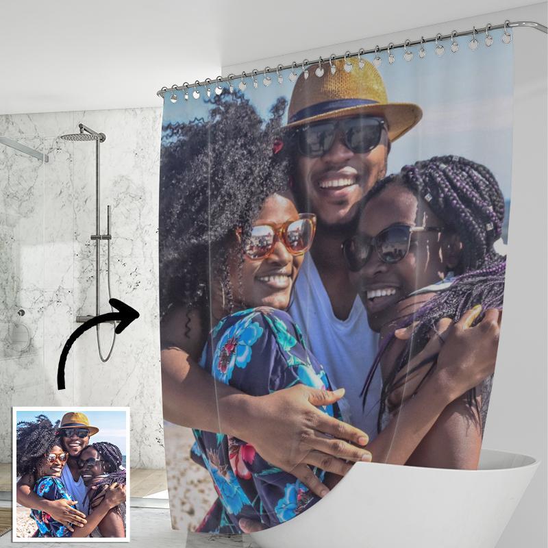 Custom Shower Curtain Unique Gift for Family