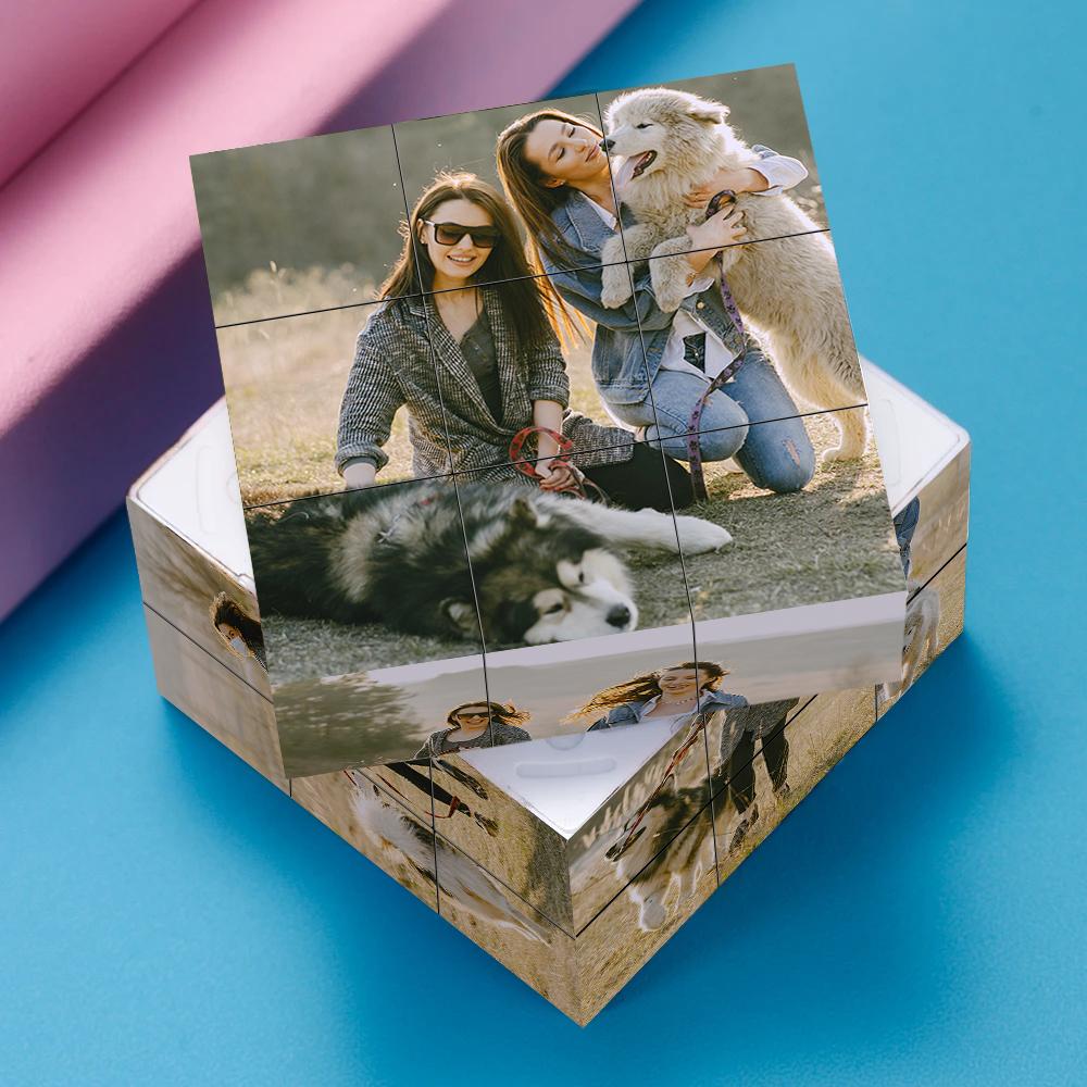 Custom Photo Rubik’s Cube Multiphoto Colorful Cube - faceonboxer
