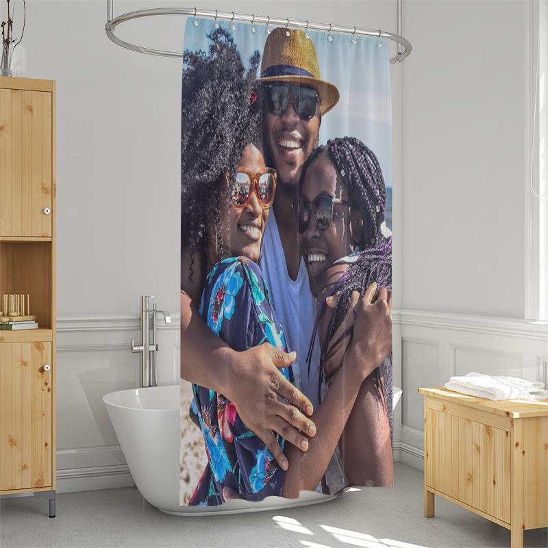 Custom Shower Curtain Unique Gift for Family
