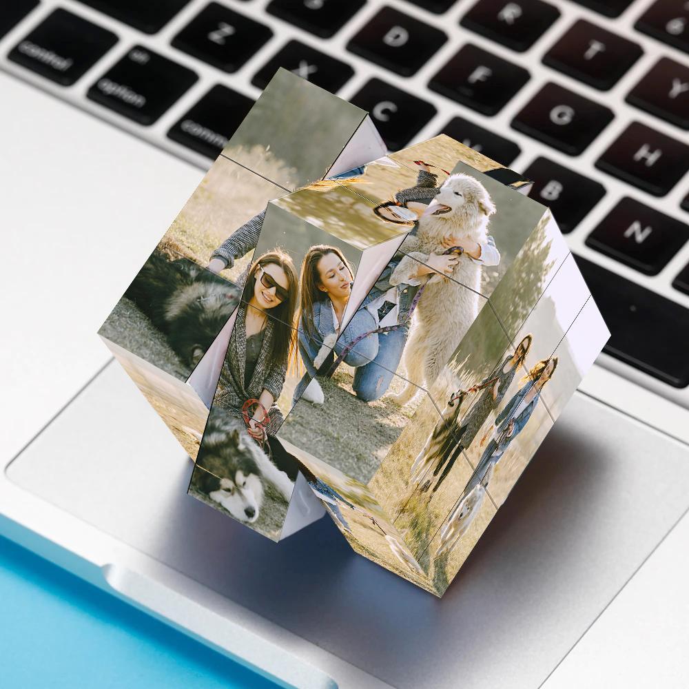 Custom Photo Rubik’s Cube Multiphoto Colorful Cube - faceonboxer