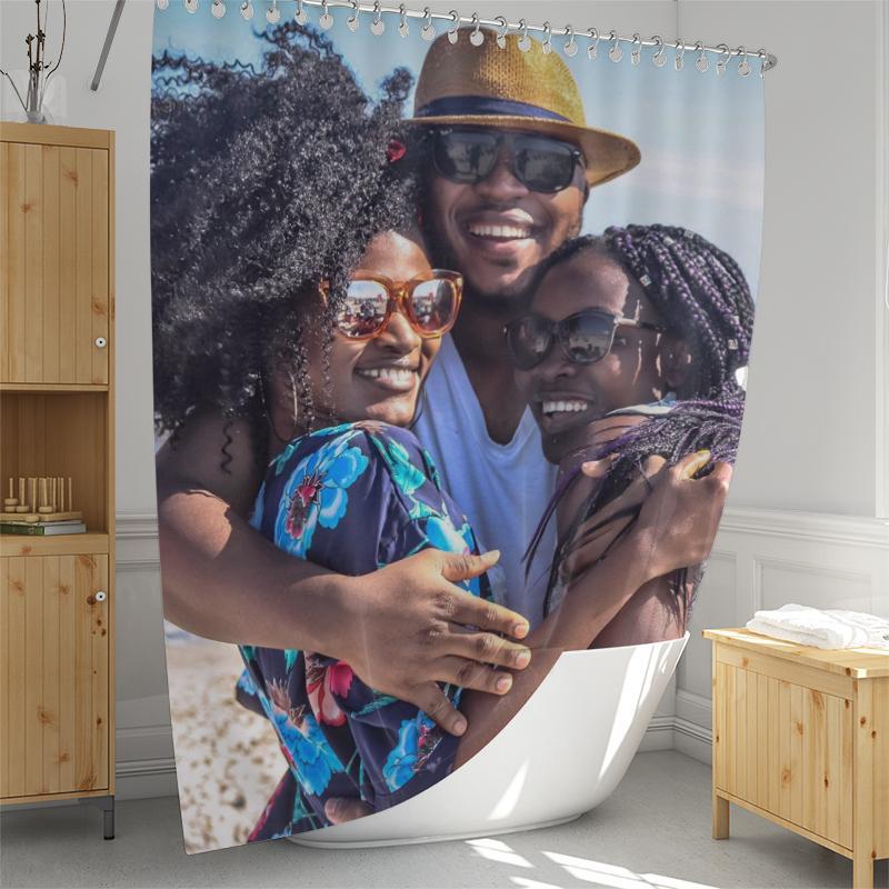 Custom Shower Curtain Unique Gift for Family