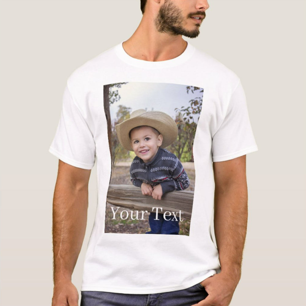 Custom T Shirt Printing with Photo Design Your Own Shirt Cotton