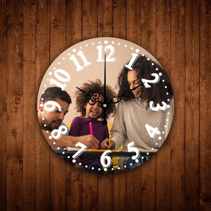 A Meaningful Gift Custom Photo Custom Wall Clock Keepsake Gift - faceonboxer