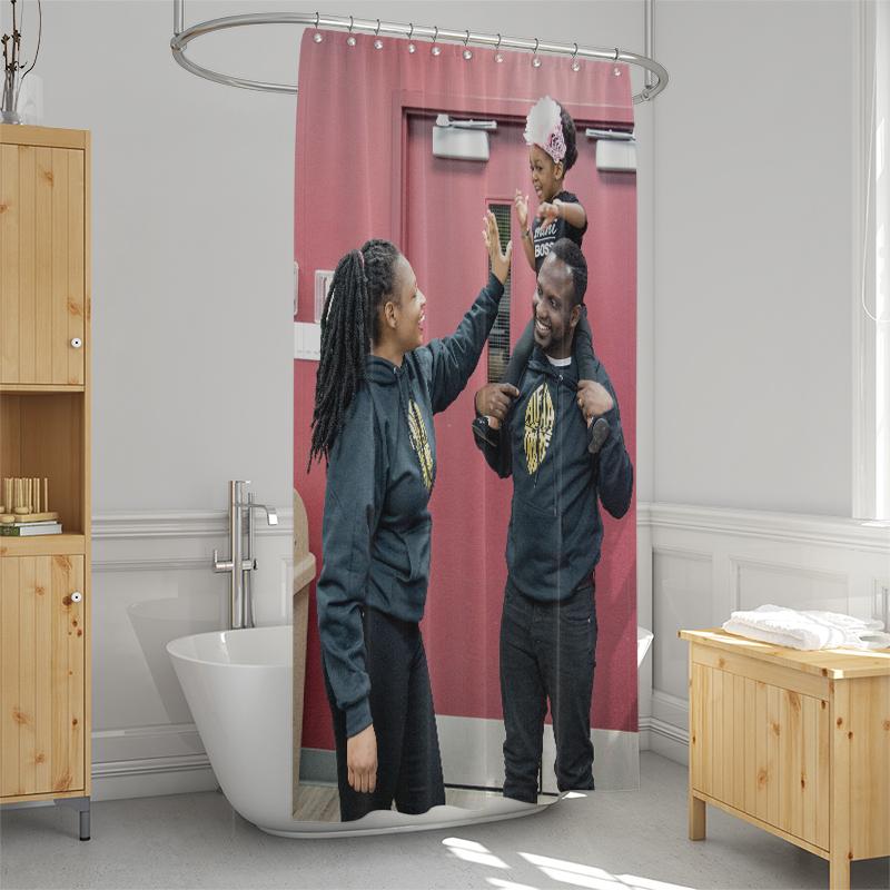 Custom Shower Curtain Unique Gift for Family