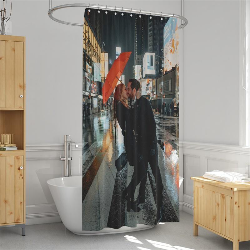 Copy of Copy of Custom Shower Curtain Unique Gift For Lover - faceonboxer