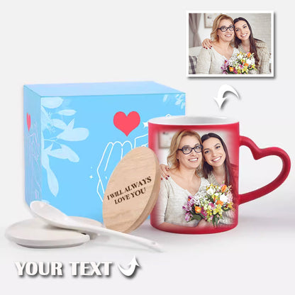 Custom Photo Magic Mug - Personalized Heat-Sensitive Color Changing Cup