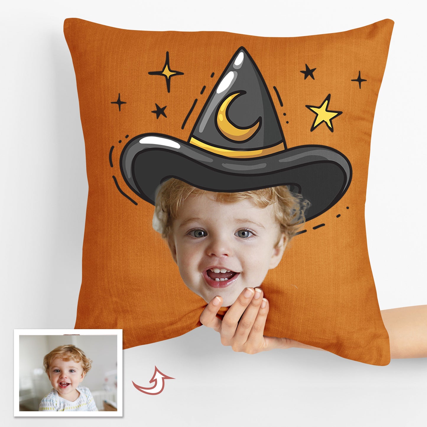 Custom Photo Throw Pillows For Halloween