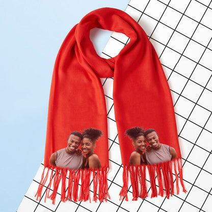 Custom Photo Scarf - Create Your Own Personalized Scarf with Photo