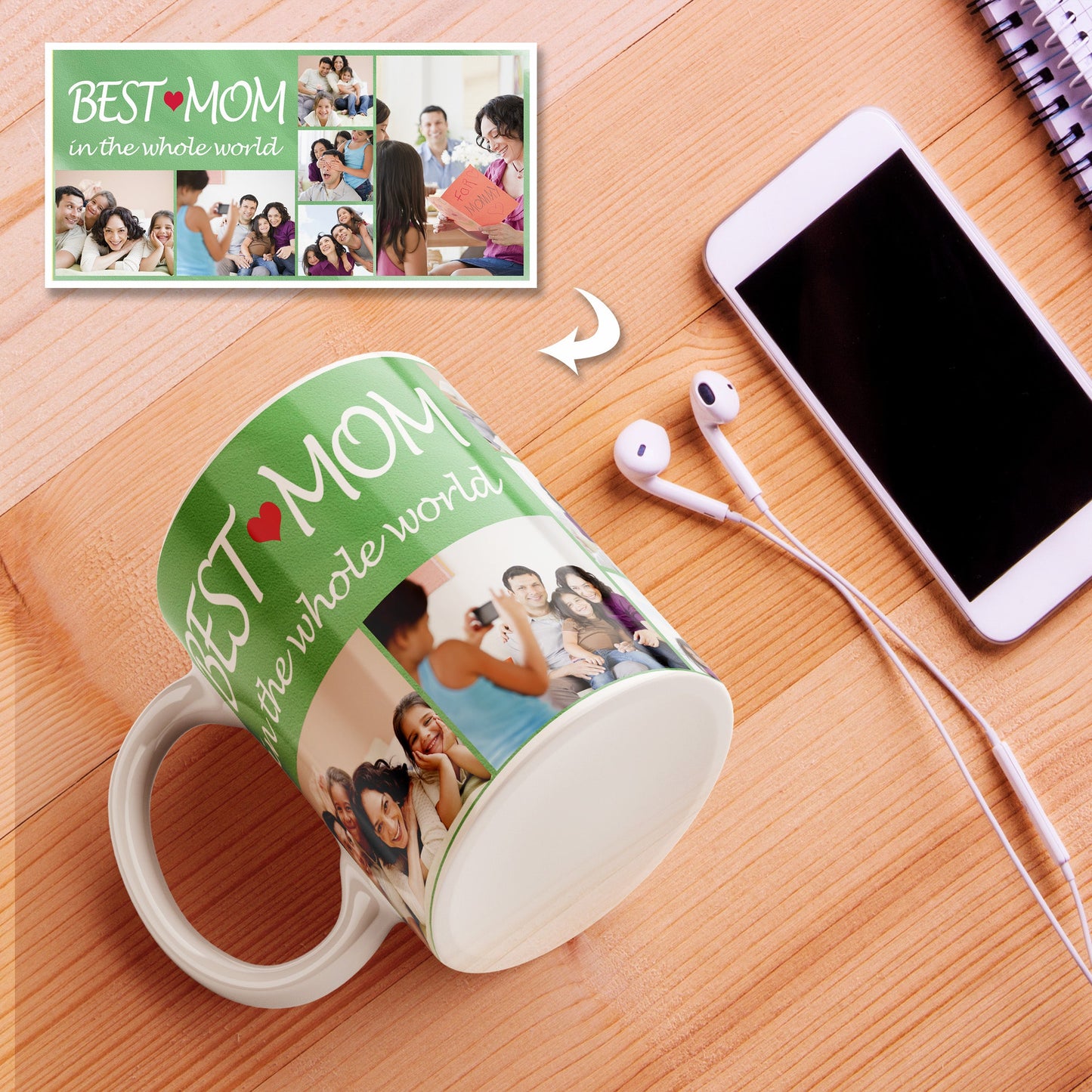 Personalized Mug Custom  Photo Coffee Cups Save Heartwarming Moment