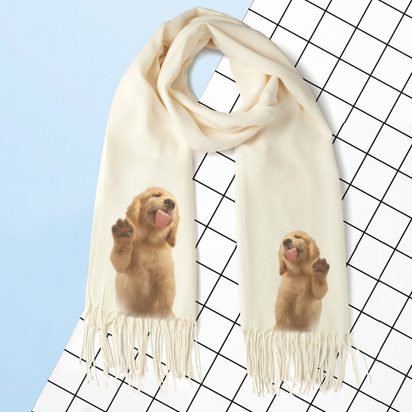 Custom Photo Scarf - Create Your Own Personalized Scarf with Photo