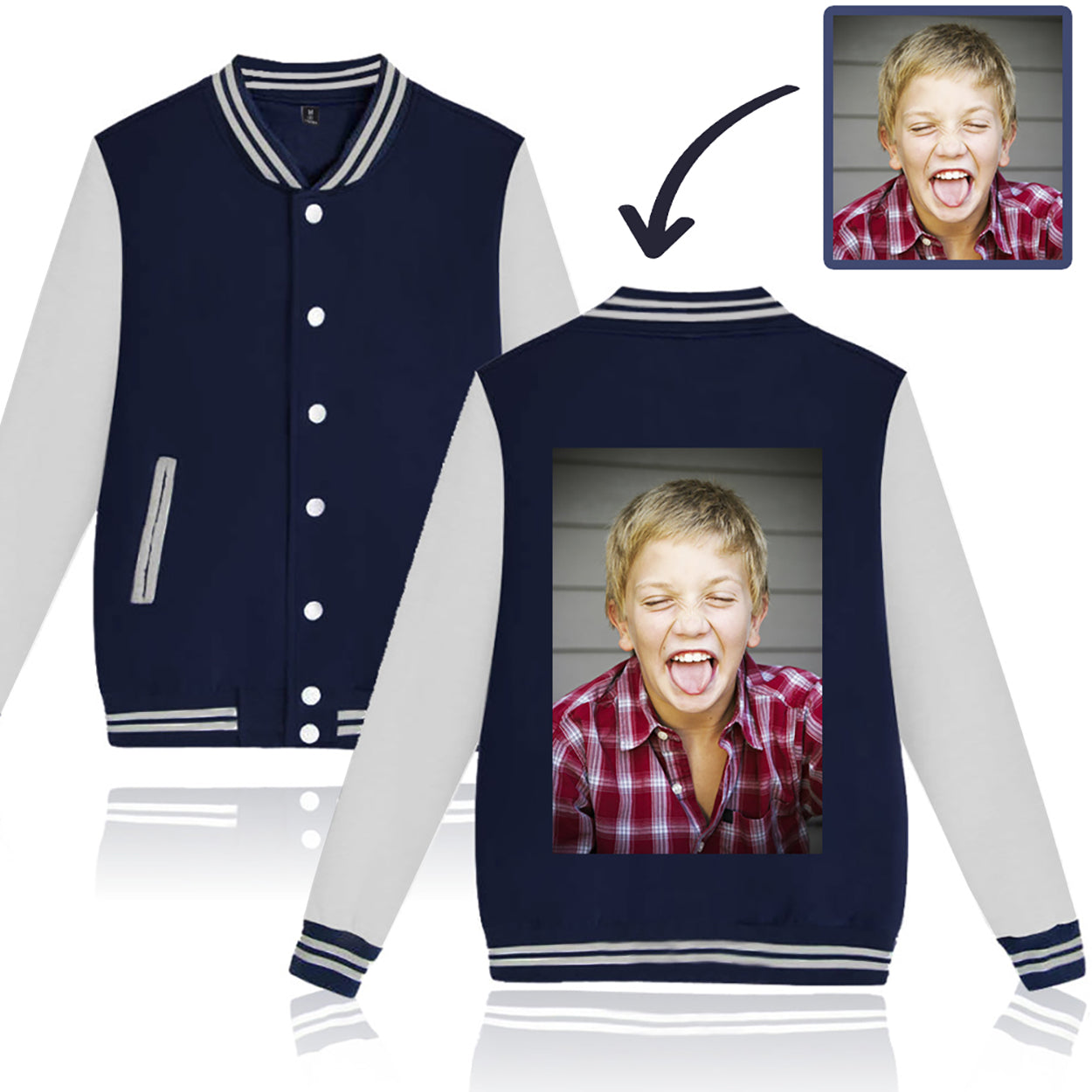 Sportswear Baseball Jacket: Unisex Custom Photo Essentials for All