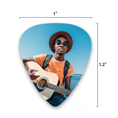 Personalized Guitar Pick With Photo Custom