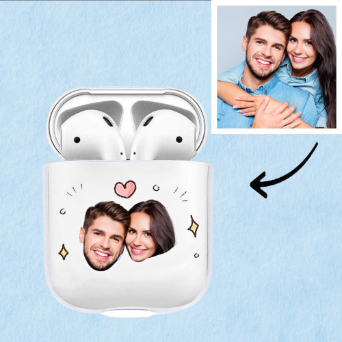 Custom Photo AirPods 1/2/pro/3 Case Lovely Earphone Case Transparent