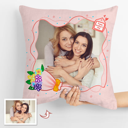 Photo Custom Throw Pillows for Mom Best Mother's Day Gift