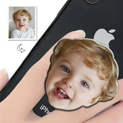 Shaped Acrylic Custom Photo Phone Grip, Personalized Holder, Unique Keepsake