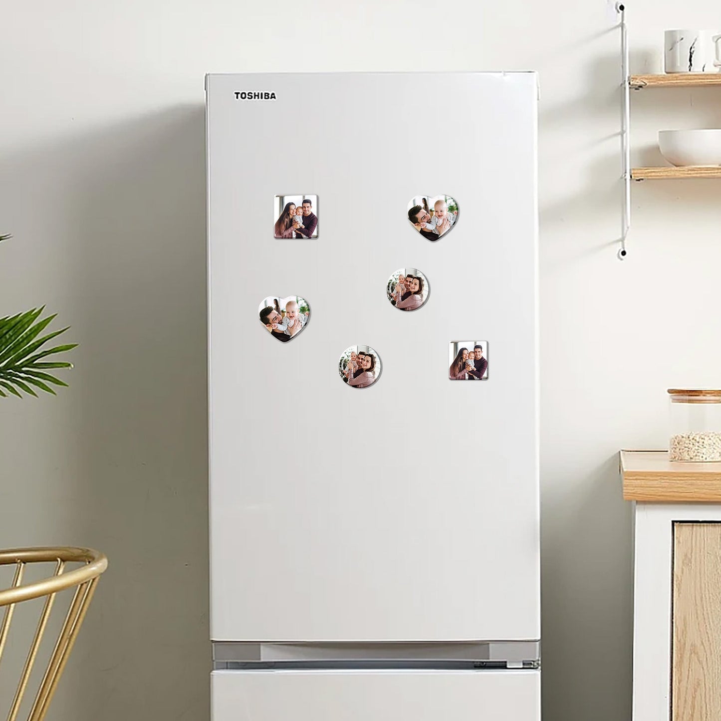 Custom Photo 3d Magnet Refrigerator Fridge Stickers