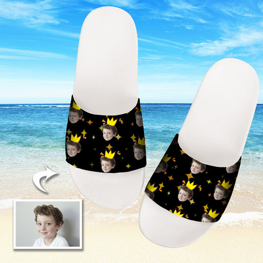 Custom Photo Slippers Personalized Sliders Sandals For Baby & Kids