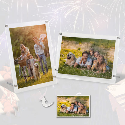 Custom Puzzle Photo  Acrylic Jigsaw Best Personalize Gift