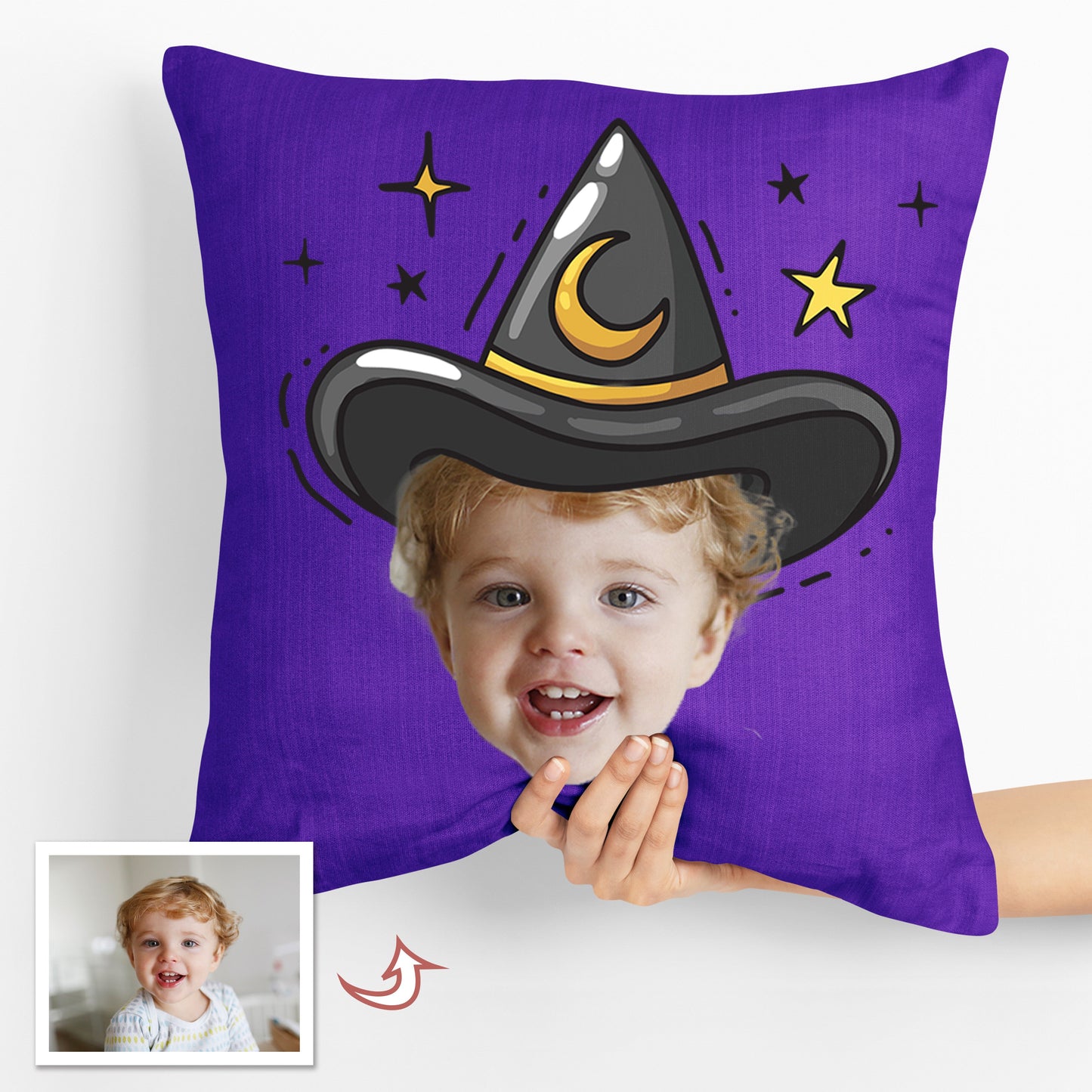 Custom Photo Throw Pillows For Halloween