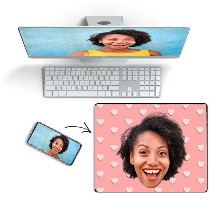 Custom Face Photo Mouse Pad