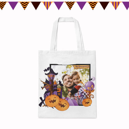 Custom Tote Bags With Photo Printing For Halloween