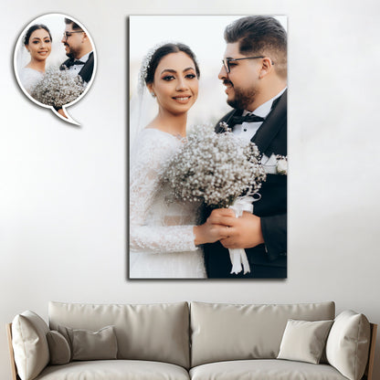 Canvas Prints With Your Photos on Custom Wall Art for Bedroom