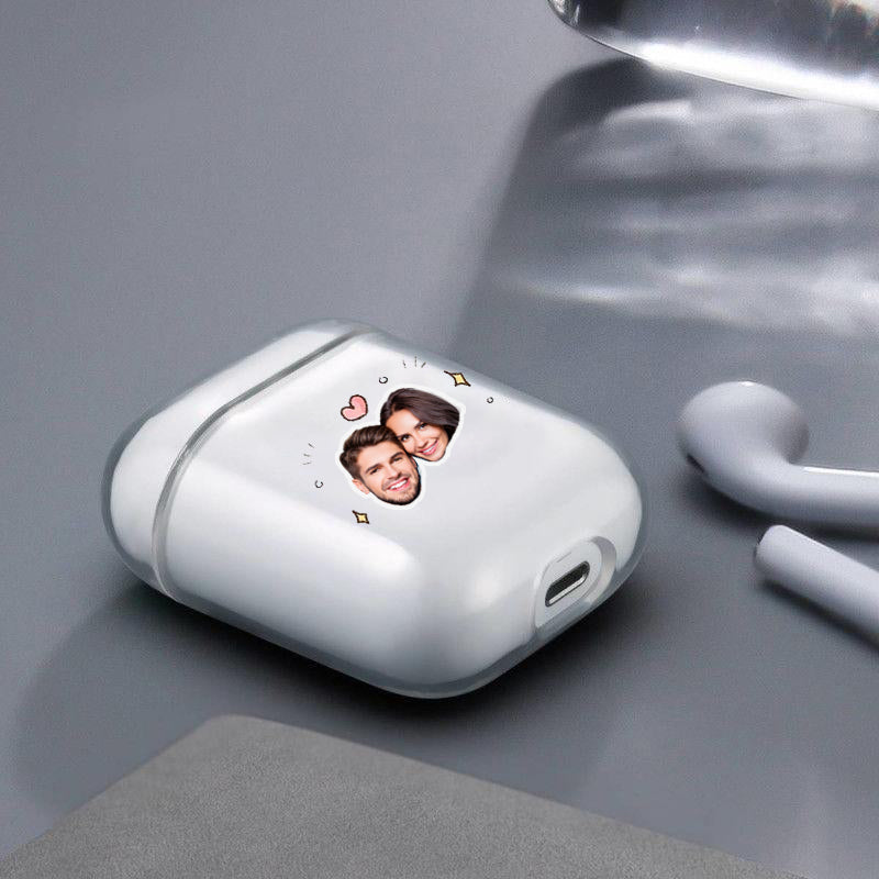 Custom Photo AirPods 1/2/pro/3 Case Lovely Earphone Case Transparent