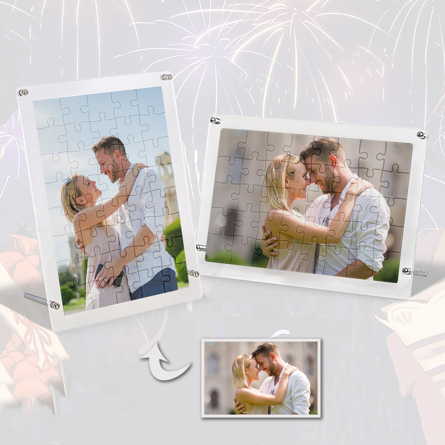 Custom Puzzle Photo  Acrylic Jigsaw Best Personalize Gift