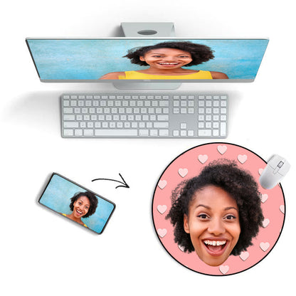 Custom Face Photo Mouse Pad