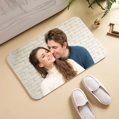 Custom Photo Flannel Carpet, Extra Soft Anti-Slip Floor Picture Mats