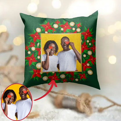 Christmas Personalized Pillow With Photo Custom Throw Pillows Christmas Gift