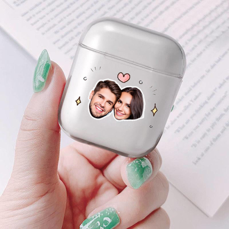 Custom Photo AirPods 1/2/pro/3 Case Lovely Earphone Case Transparent