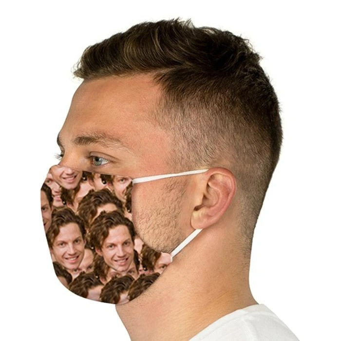 Custom Photo Face Coverings Personalized Face Mask, Print Your Multi Face Pictures On Your Face Cover