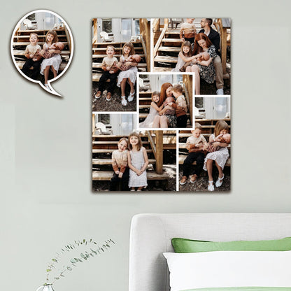 Personalized Photo Collage Canvas Prints – Custom Multi-Image Wall Art