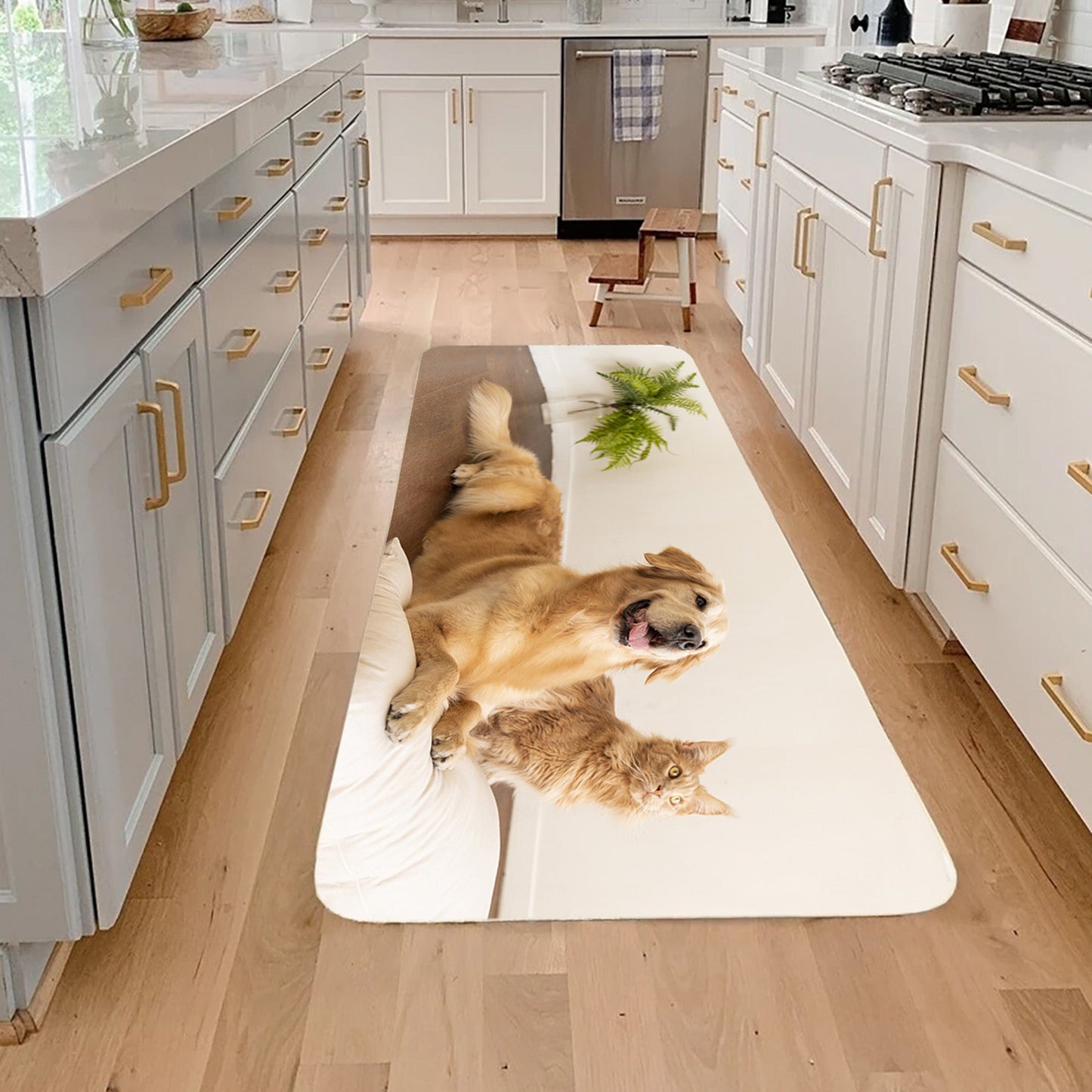 Custom Photo Flannel Carpet, Extra Soft Anti-Slip Floor Picture Mats