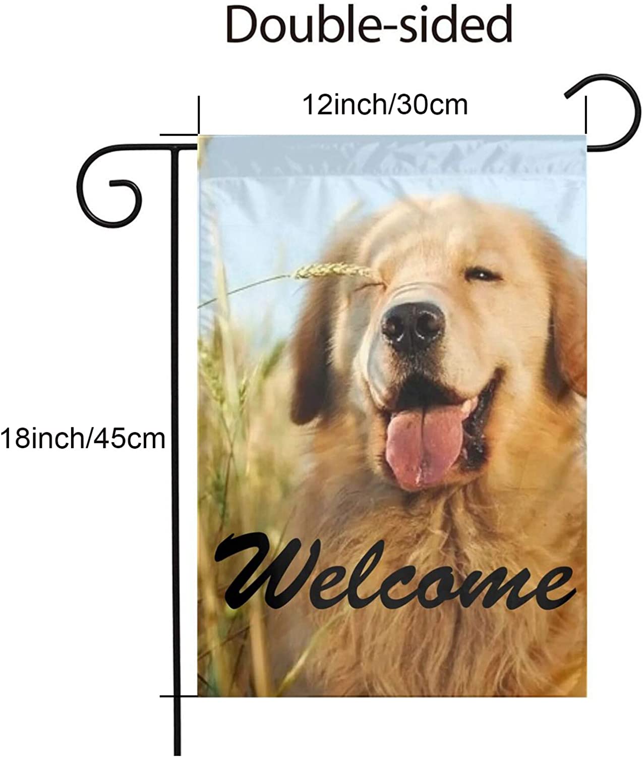 Custom Photo Personalized Outdoor Garden Flag Double Sided Printing