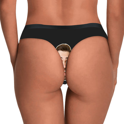 Custom Womens Thong with Boyfriend’s Photo Sexy Underwear Women Boxers