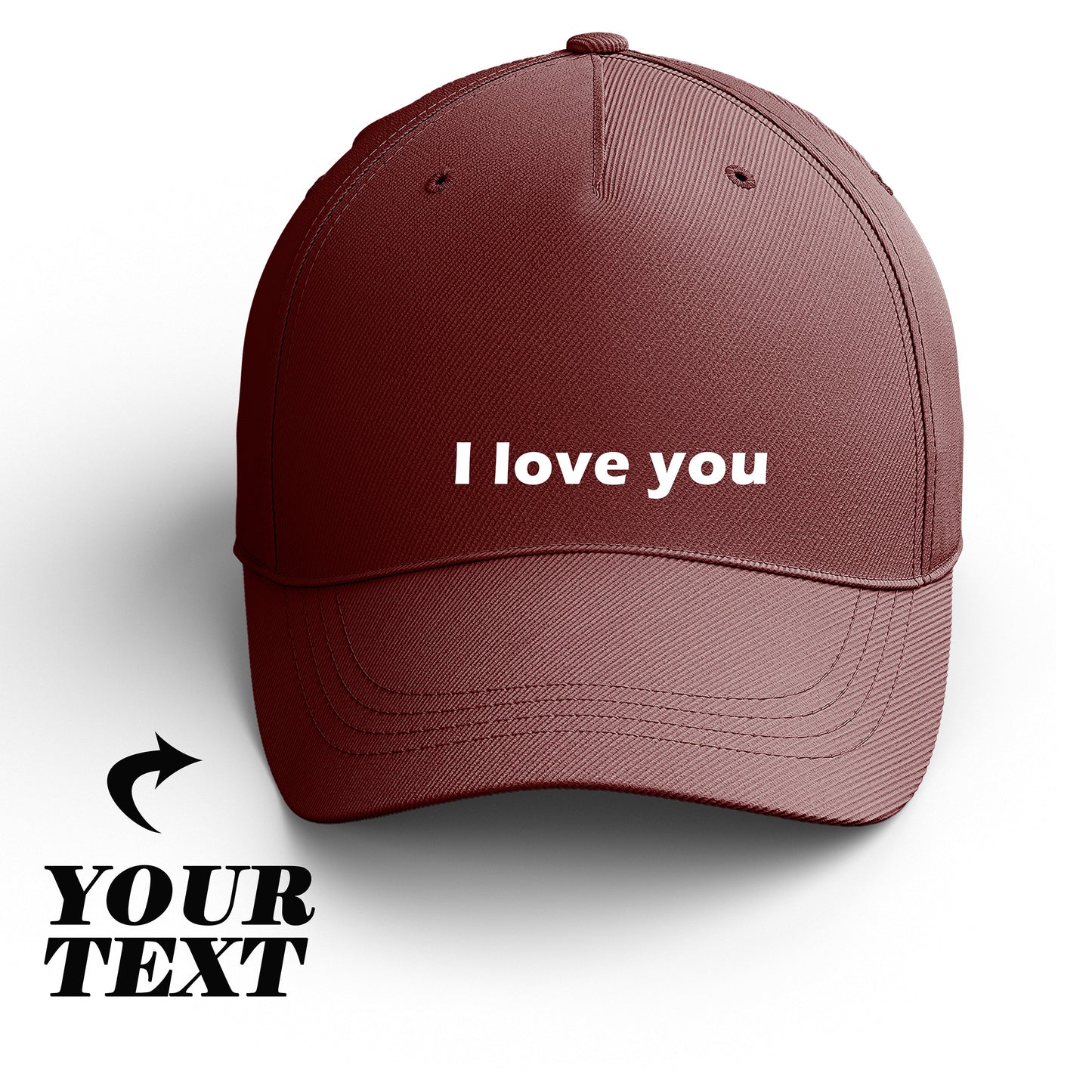 Unisex Custom Baseball Cap - Personalized Text, Adjustable, Stylish & Comfortable