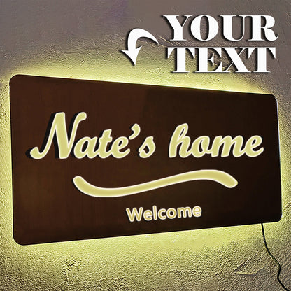 Personalized Name Mirror with LED Lights: Illuminate Your Space with Elegance