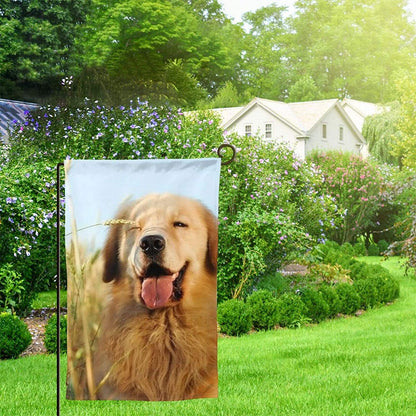 Custom Photo Personalized Outdoor Garden Flag Double Sided Printing